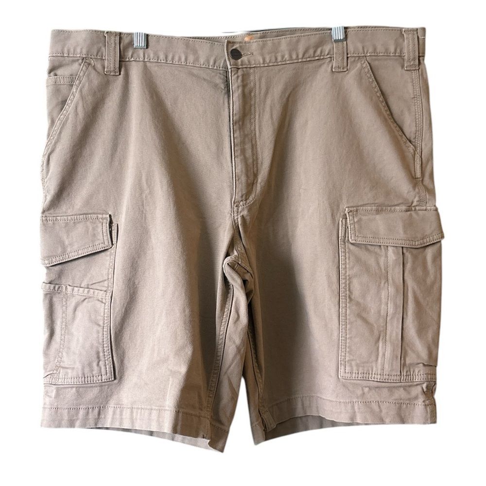 Carhartt Tan Relaxed Fit Rugged Canvas Cargo Shorts men’s Sz 42